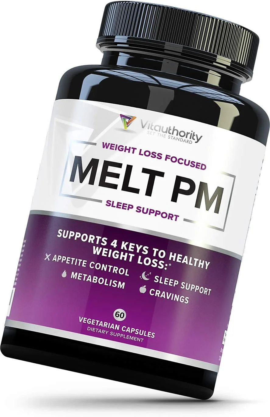 قرص های MELT PM Vitauthority: پشتیبانی طبیعی از خواب آرام تر، حاوی آشواگاندا و ال-تیانین - 30 سروینگ
