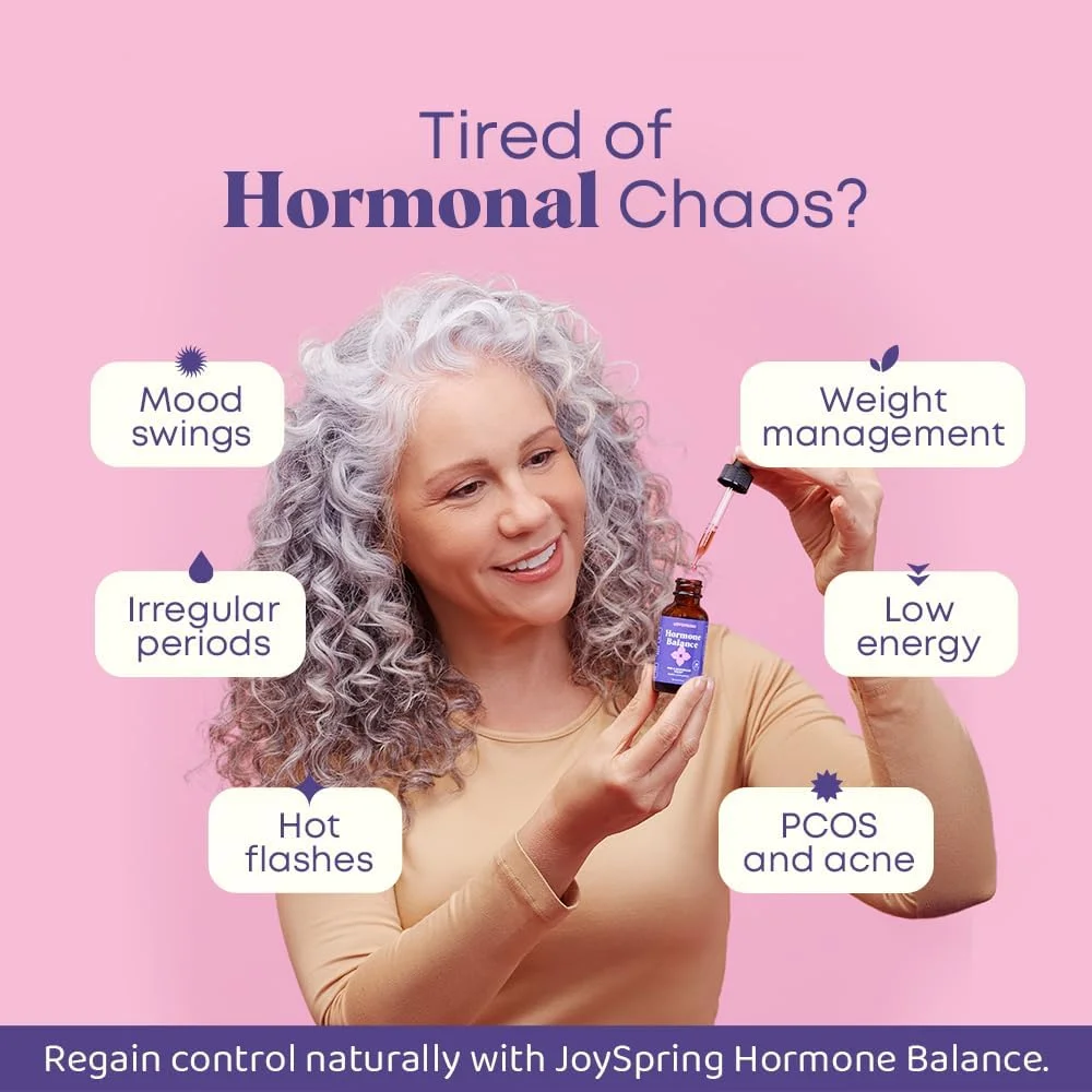 توازن هورمونی جوی‌اسپرینگ برای بانوان | مکمل‌های طبیعی یائسگی با کوهوش سیاه | پشتیبانی از گرگرفتگی و تسکین علائم قبل از قاعدگی، پشتیبانی گیاهی قاعدگی