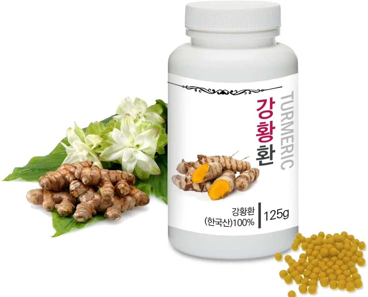 قرص های گیاهی کره ای [دارویی] پرنس نچرال زردچوبه / 프린스 강황환 (زردچوبه / 강황)