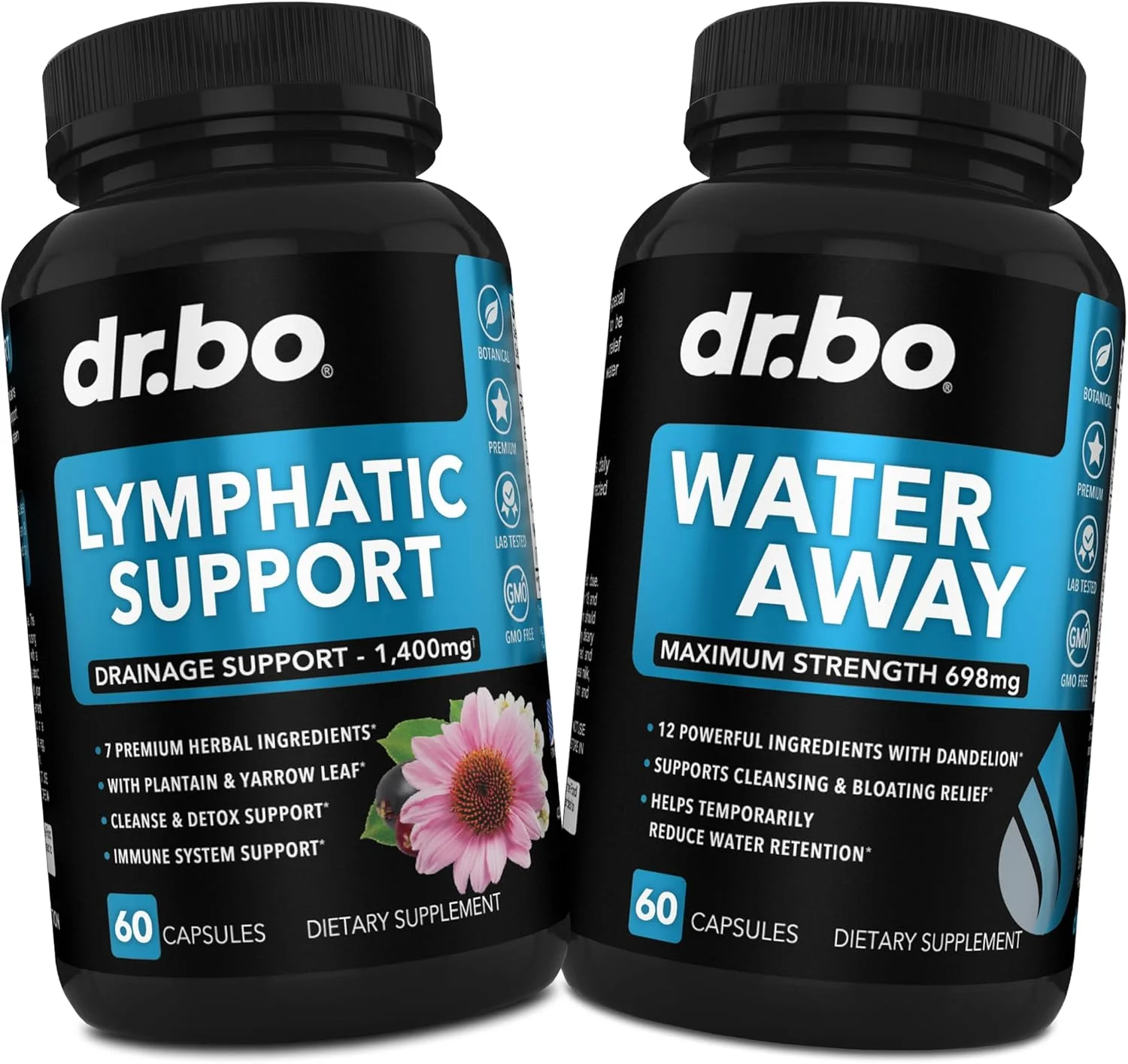 کپسول های مکمل زهکشی لنفاوی و دفع آب - محصولات پاک کننده گیاهی کامل برای پشتیبانی لنفاوی و قرص های مدر طبیعی دفع آب - سیستم پاکسازی و زهکشی غدد لنفاوی برای پشتیبانی از سیستم ایمنی