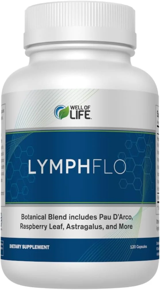 LymphFlo: پشتیبانی گیاهی برای سم زدایی، ایمنی و سلامتی. فرموله شده با PAU d’Arco، Cleavers و ریشه گل صد تومانی قرمز در 1100 میلی گرم، 180 کپسول گیاهی برای بهینه سازی عملکرد لنفاوی، افزایش نشاط