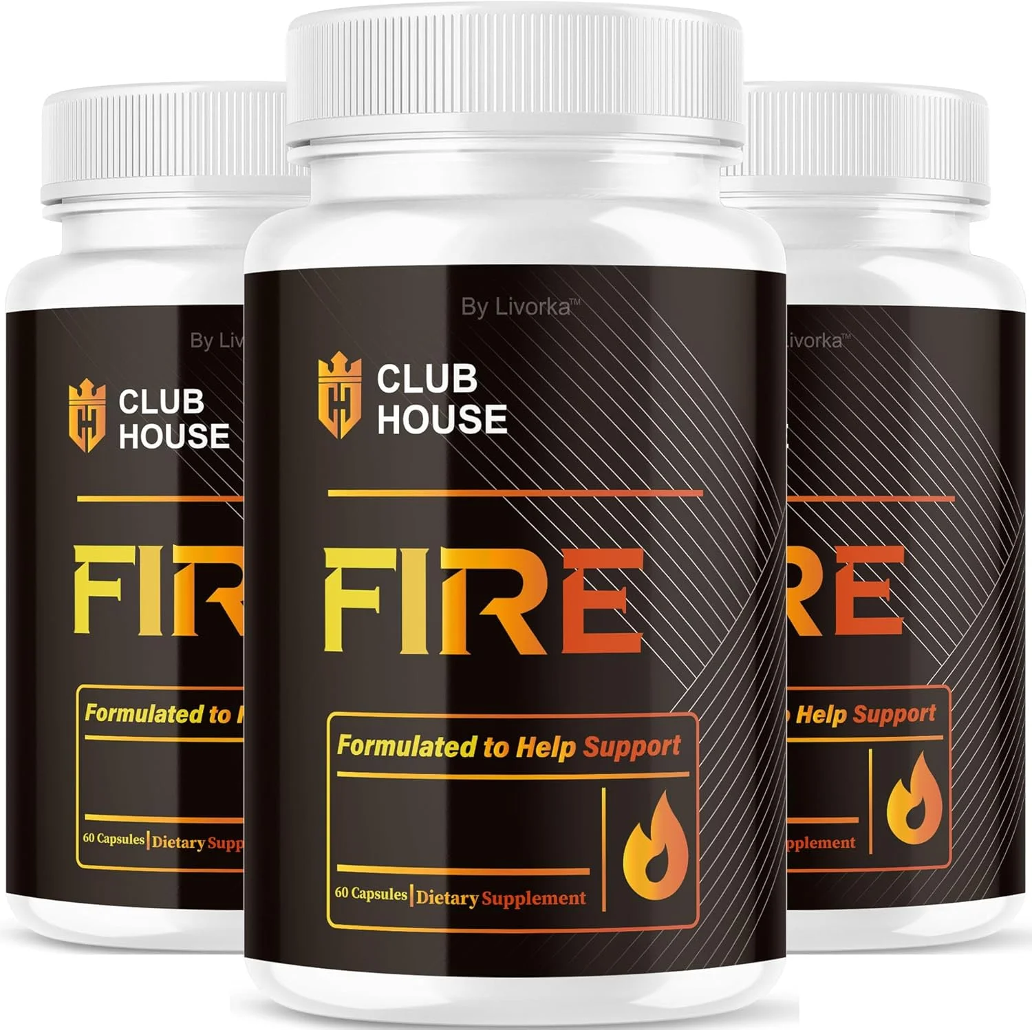 قرص های کلاب هاوس فایر لیورکا - بسته 3 عددی، 180 کپسول برای 3 ماه قرص های کلاب هاوس فایر لیورکا - بسته 3 عددی، 180 کپسول برای 3 ماه