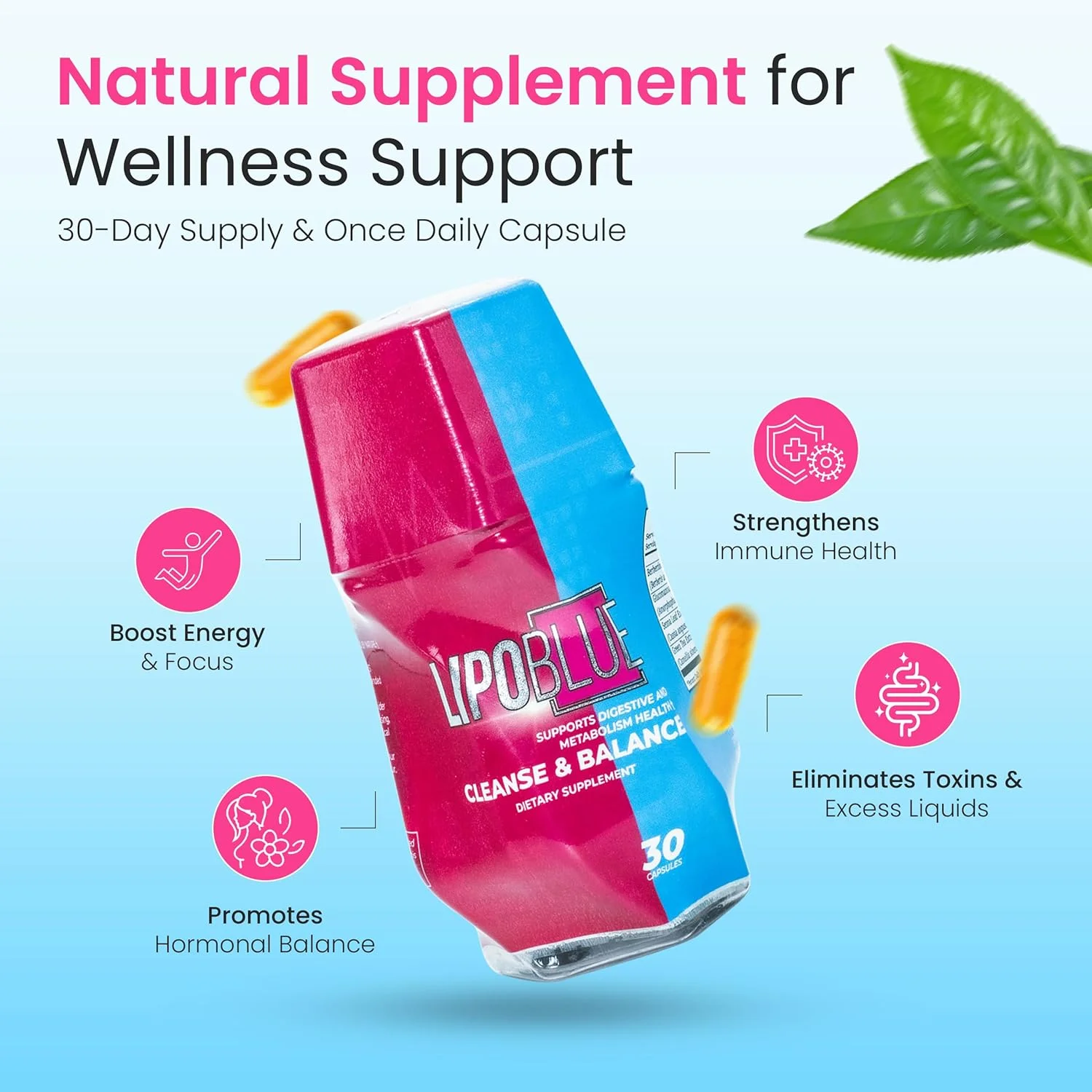 قرص های کاهش وزن طبیعی برای زنان - تامین 30 روزه | پشتیبانی از کاهش وزن، متابولیسم و ​​انرژی | سرکوب کننده اشتها و چربی سوز برای مردان با پشتیبانی از سلامت روده و دستگاه گوارش | ساخت آمریکا