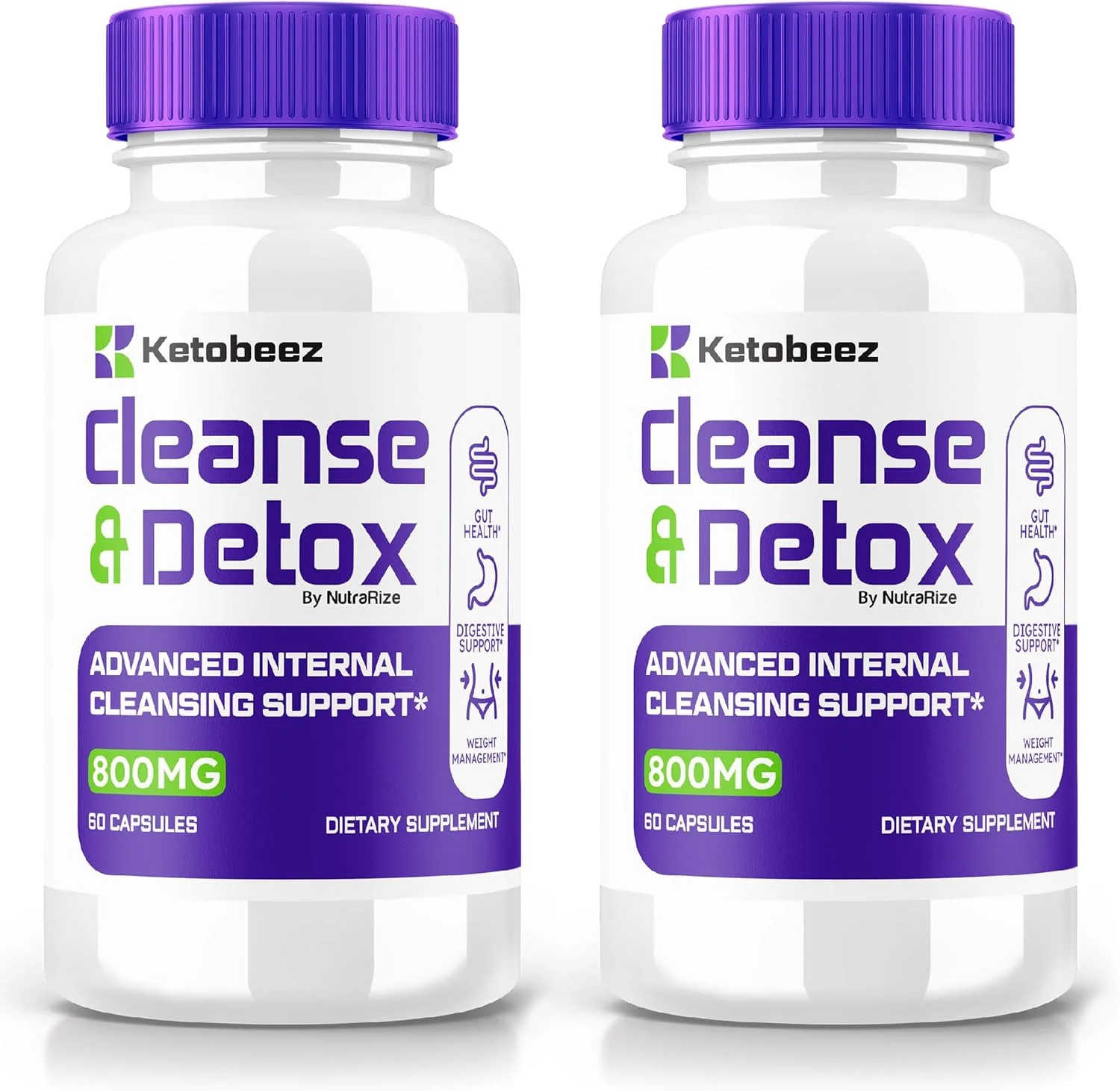 (بسته 2 عددی) قرص های کاهش وزن Ketobeez، فرمول پیشرفته پاکسازی و سم زدایی، مکمل ممتاز کتو، پشتیبانی کامل طبیعی از پاکسازی داخلی، بررسی های رسمی پاستیل های Ketobeez (120 کپسول)