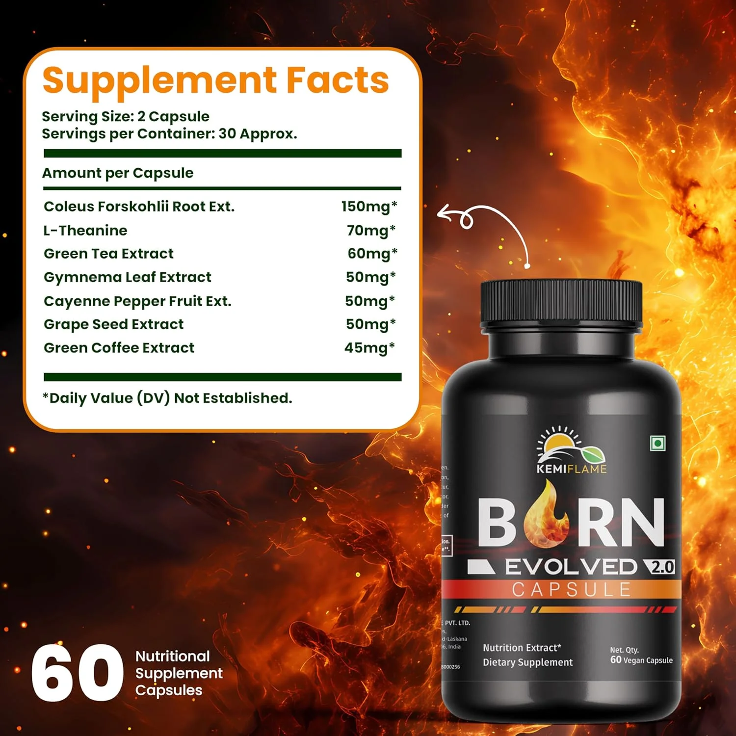 انرژی تکامل یافته 2.0 برای آقایان و بانوان - 60 کپسول انرژی تکامل یافته 2.0 برای آقایان و بانوان - 60 کپسول