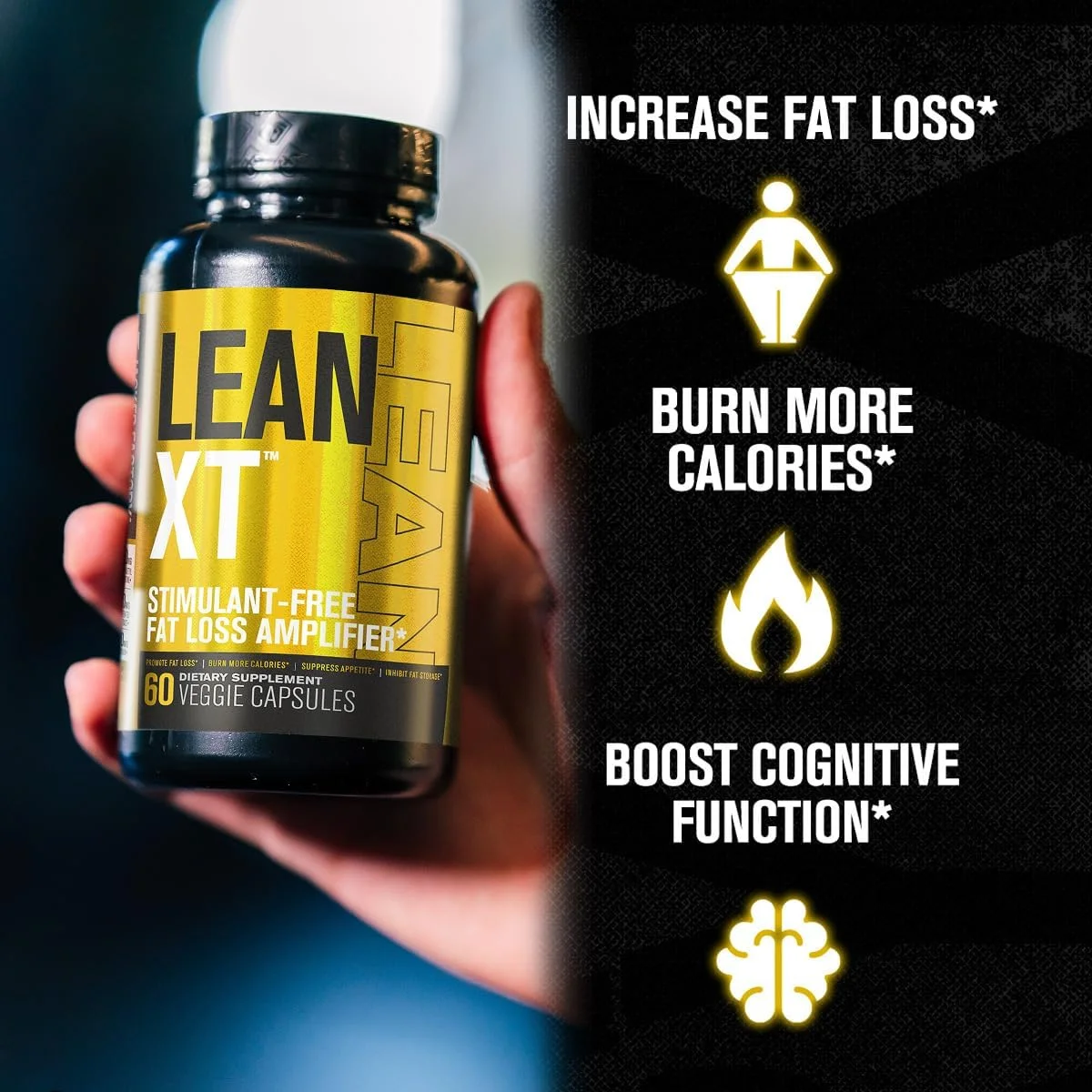 مجموعه ۲۴ ساعته کاهش وزن Jacked Factory شامل Burn-XT (۶۰ کپسول) + Lean-PM (۶۰ کپسول) + Lean-XT (۶۰ کپسول) به همراه چربی سوزهای ترموژنیک با مطالعات بالینی و کمک خواب برای کاهش وزن در شب