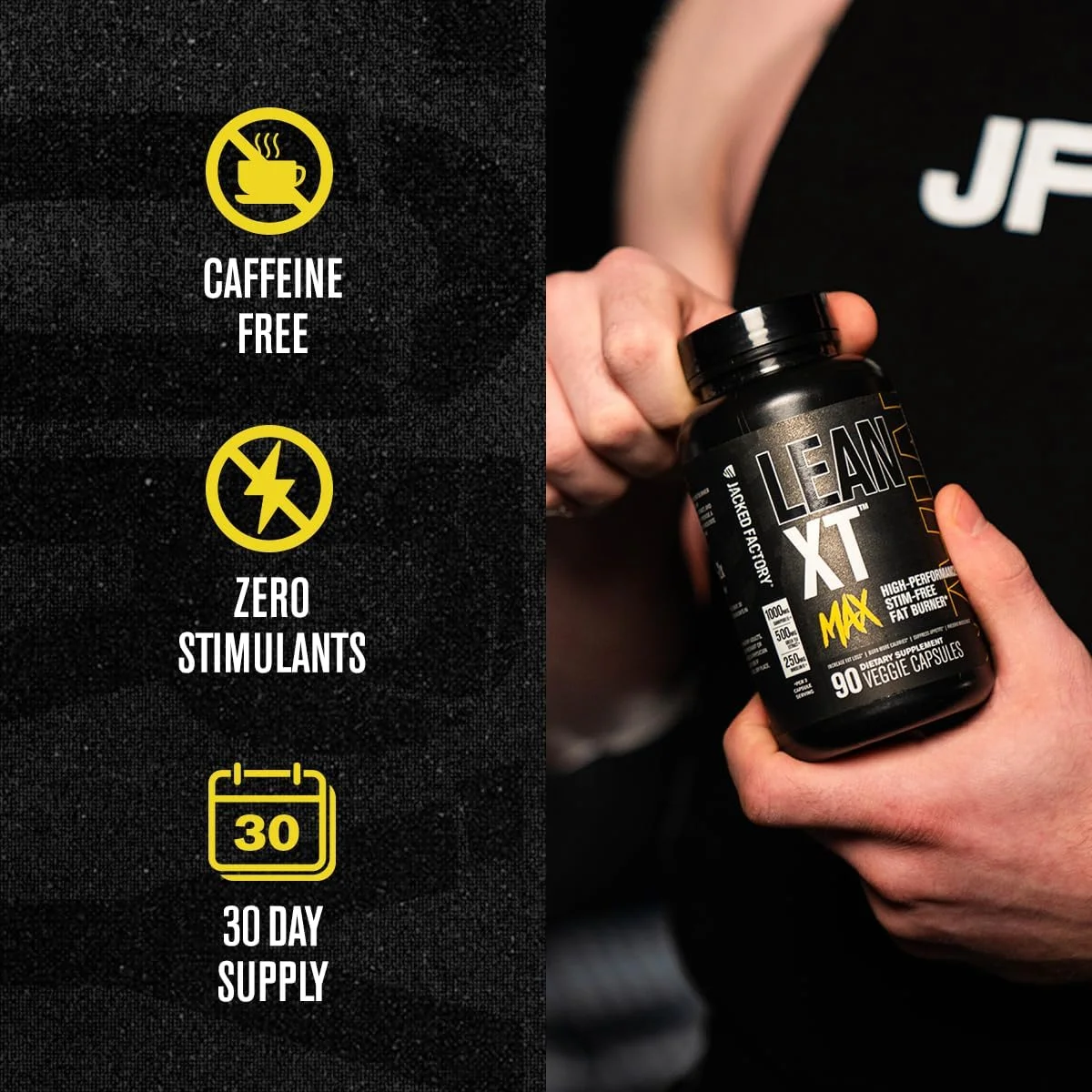 مکمل چربی سوز و کاهش وزن جکد فکتوری Burn-XT (60 کپسول) و چربی سوز بدون محرک با عملکرد بالا Lean-XT Max (90 کپسول)