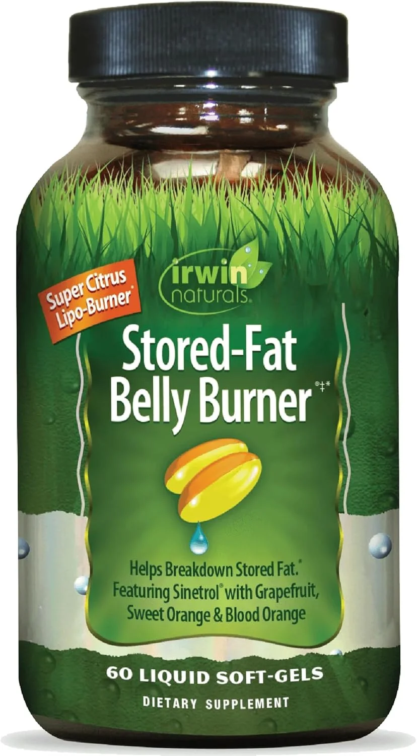 چربی سوز شکم ایروین نچرالز - حاوی سینترول، گریپ فروت، پرتقال شیرین و پرتقال خونی - 60 سافت ژل مایع