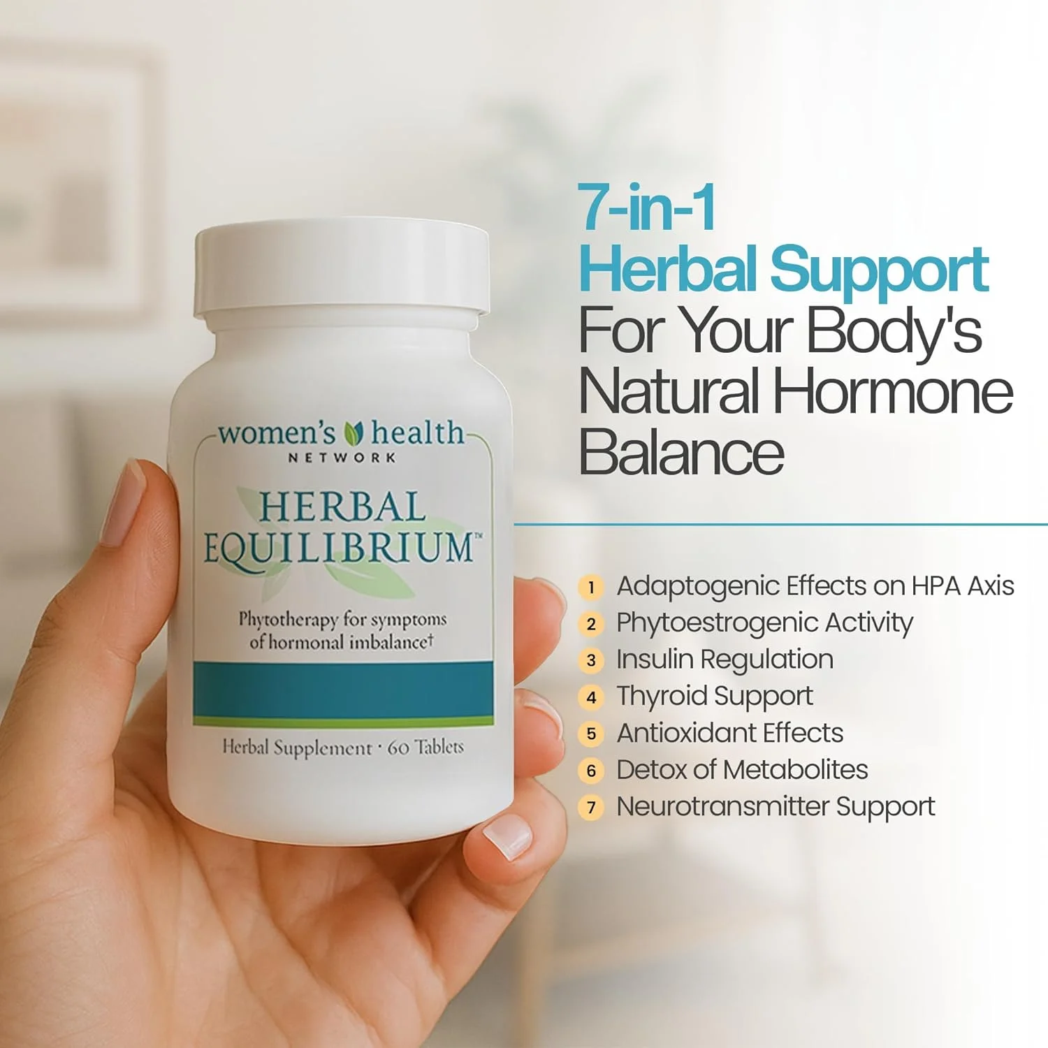 تعادل گیاهی™ - تسکین طبیعی و طیف کامل برای علائم دوران یائسگی با 7 عصاره گیاهی اثبات شده (تامین 30 روزه) تعادل گیاهی™ - تسکین طبیعی و طیف کامل برای علائم دوران یائسگی با 7 عصاره گیاهی اثبات شده (تامین 30 روزه)