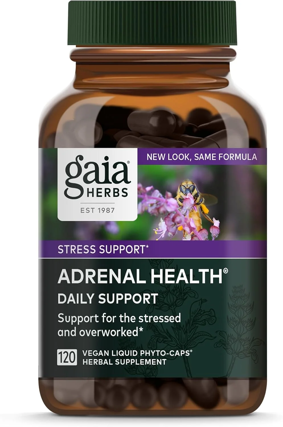 مکمل گیاهی روزانه سلامت غدد فوق کلیوی Gaia Herbs - حاوی آشواگاندا، ریحان مقدس و شیساندرا - کمک به حفظ سطح انرژی و استرس سالم* - 120 کپسول گیاهی مایع وگان (تامین 120 روزه) مکمل گیاهی روزانه سلامت غدد فوق کلیوی Gaia Herbs - حاوی آشواگاندا، ریحان مقدس و شیساندرا - کمک به حفظ سطح انرژی و استرس سالم* - 120 کپسول گیاهی مایع وگان (تامین 120 روزه)