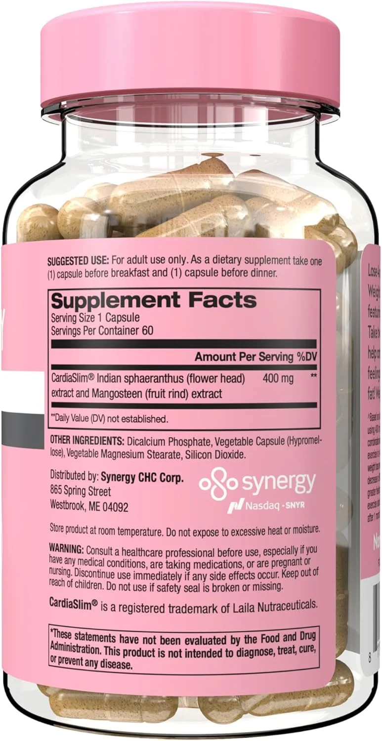 شتاب دهنده کاهش وزن شکم صاف - چربی سوز بالینی اثبات شده و سرکوب کننده اشتها برای زنان، مکمل بعد از GLP-1 - به کمر و باسن باریک تر برسید - 60 کپسول