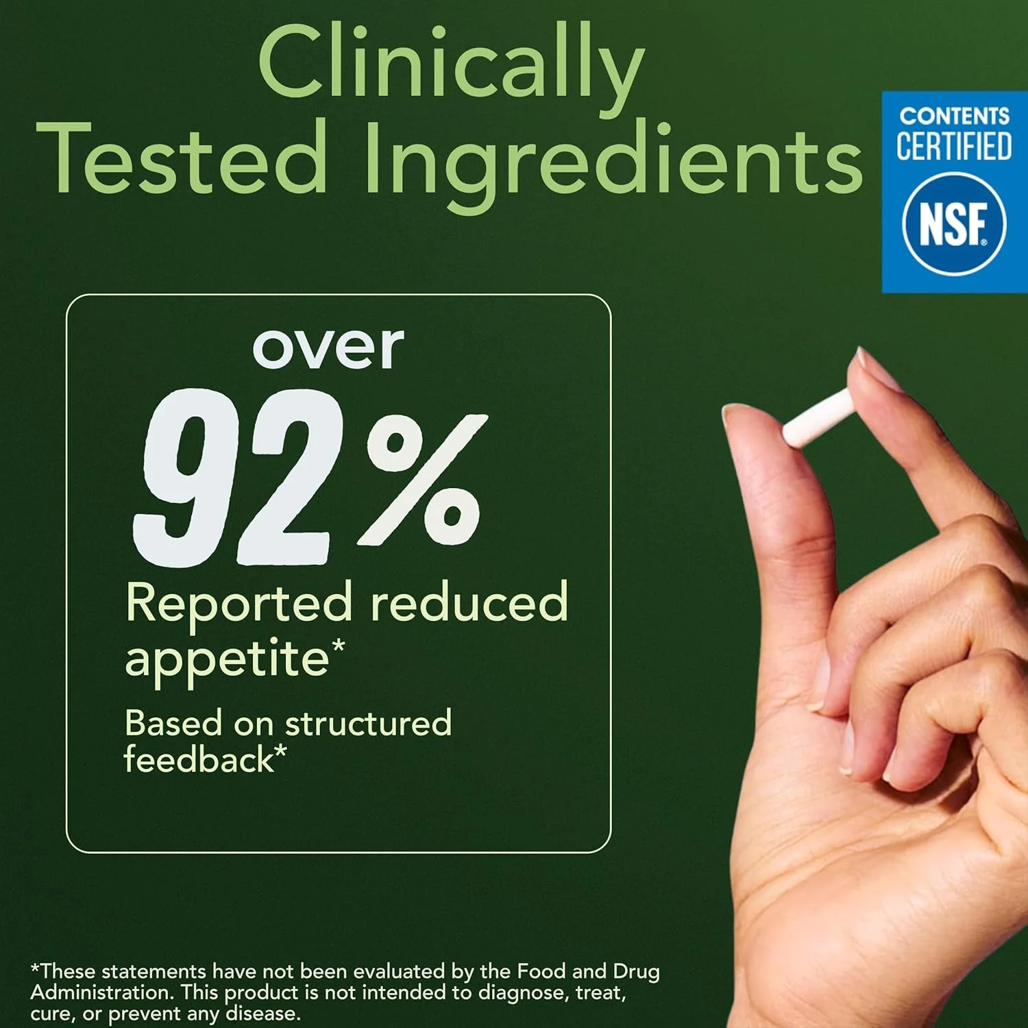 مکمل طبیعی پشتیبانی از اشتها برای زنان و مردان، فرمول مطالعه شده بالینی برای کمک به کنترل گرسنگی و هوس به طور طبیعی، پشتیبانی از تعادل هورمونی سالم، تندرستی روزانه جامع - 60 کپسول