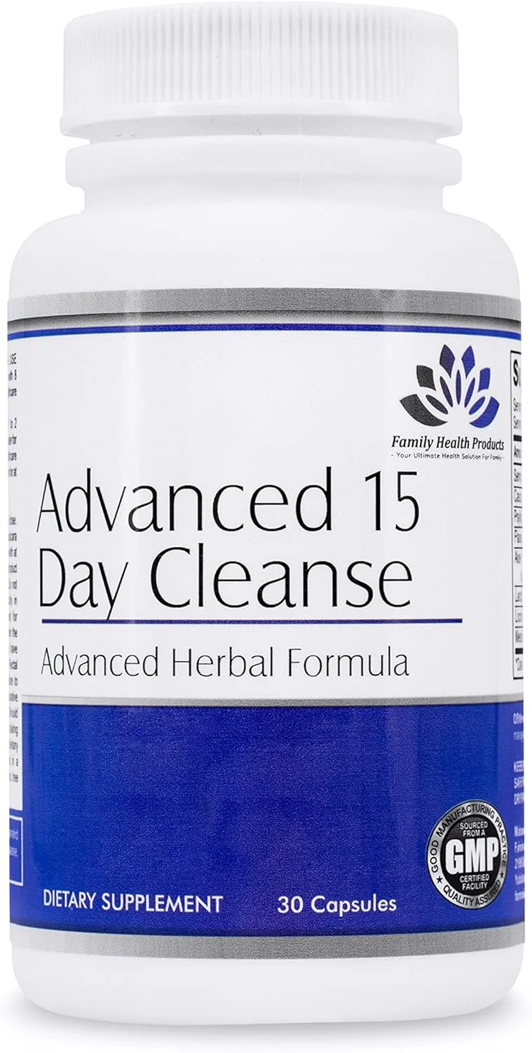 پاک کننده روده بزرگ - قرص های سم زدایی برای زنان یا مردان، مکمل 15 روزه با مکمل پروبیوتیک سوپرفودها، پاک کننده 15 روزه برای حرکات سالم روده | 30 کپسول، 15 وعده