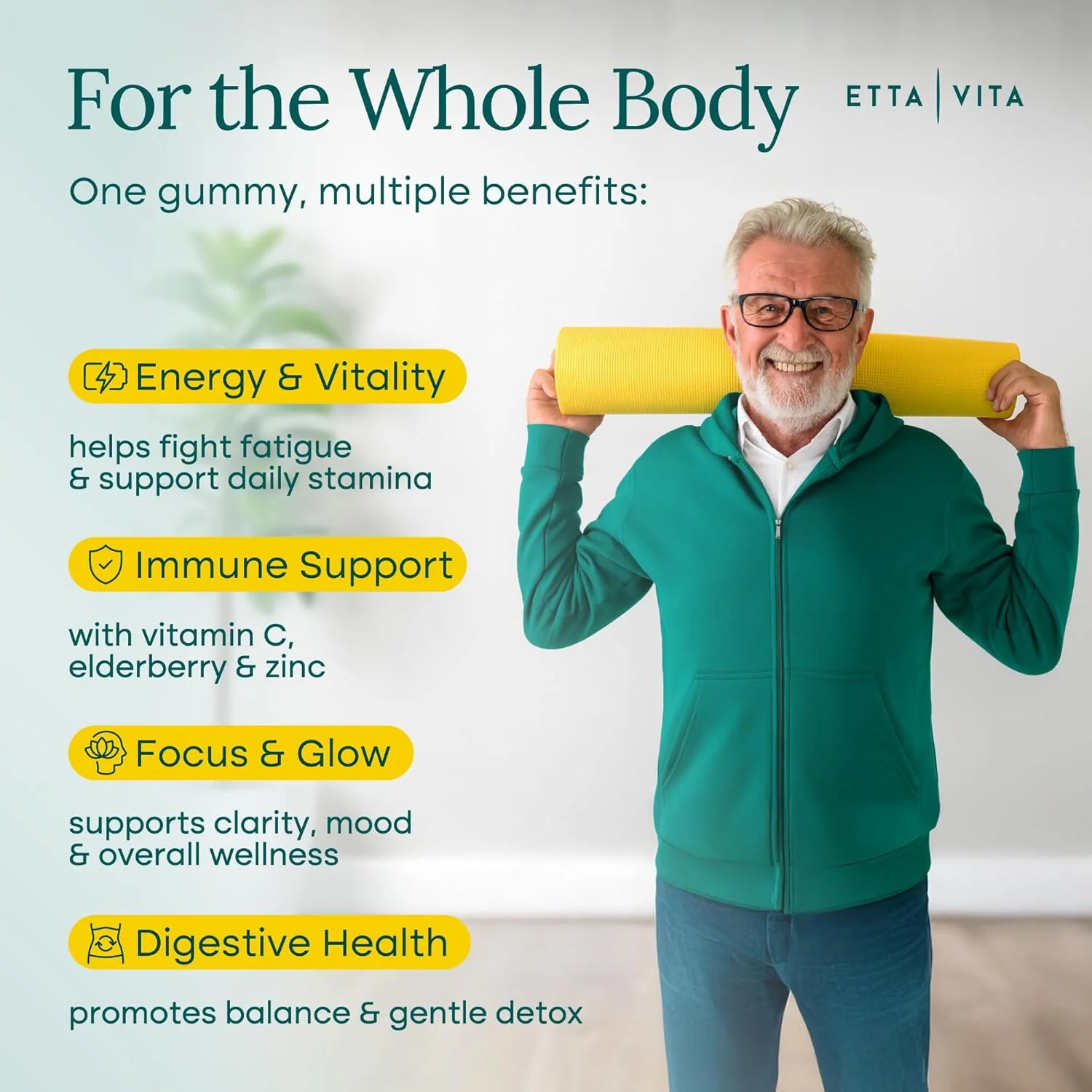 پاستیل های روزانه میوه و سبزیجات بدون شکر - پشتیبانی انرژی با مکمل میوه و سبزیجات سوپرفود (120 عدد) بدون تست حیوانی، وگان، بدون گلوتن، ویتامین میوه و سبزیجات