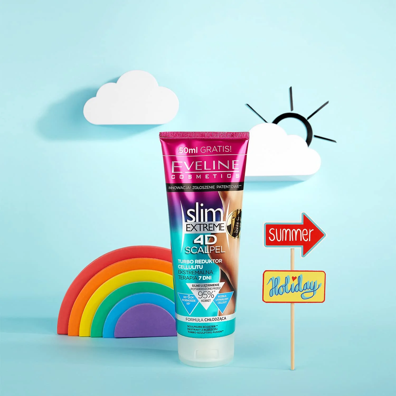 کرم لاغری و ضد سلولیت اولاین مدل Slim Extreme 4D Scalpel Turbo Cellulite Reducer حجم 250 میل