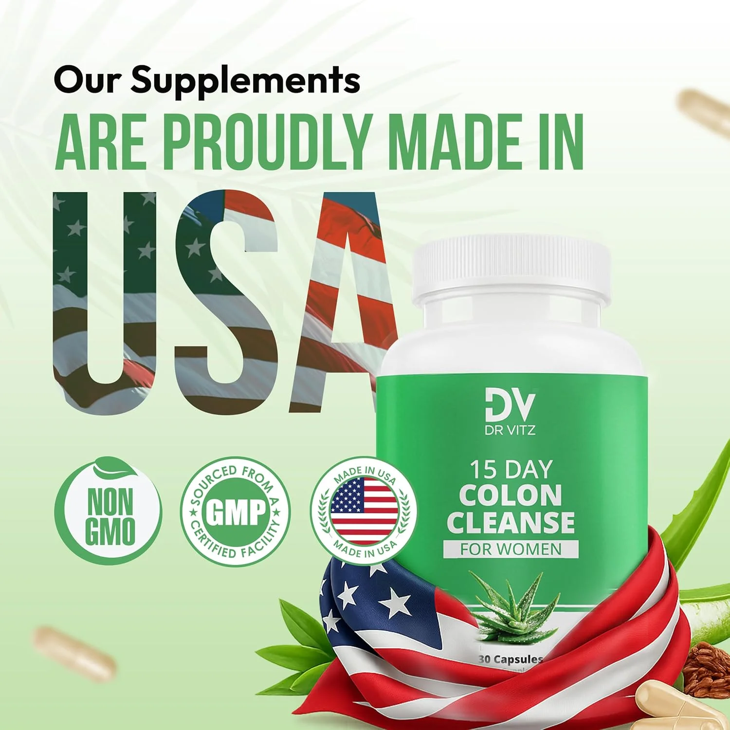 پاکسازی کننده روده 15 روزه برای بانوان - قرص های سم زدای طبیعی با گیاهان، فیبر و پروبیوتیک ها - رفع نفخ و یبوست، کاهش وزن و تنظیم سلامت روده - 30 کپسول پاکسازی کننده روده 15 روزه برای بانوان - قرص های سم زدای طبیعی با گیاهان، فیبر و پروبیوتیک ها - رفع نفخ و یبوست، کاهش وزن و تنظیم سلامت روده - 30 کپسول