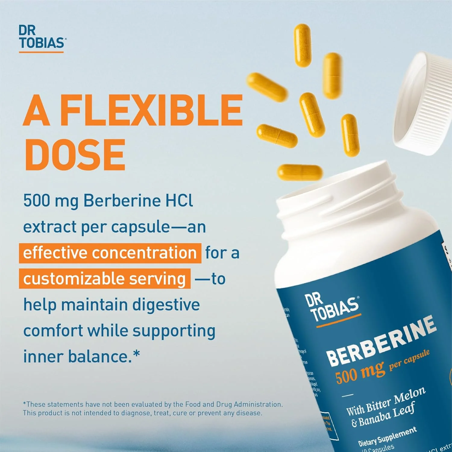 دکتر توبیاس بربرین 500 میلی گرم و چربی سوز شبانه با لوبیا سفید و آشواگاندا - پشتیبانی از متابولیسم، خواب و گوارش