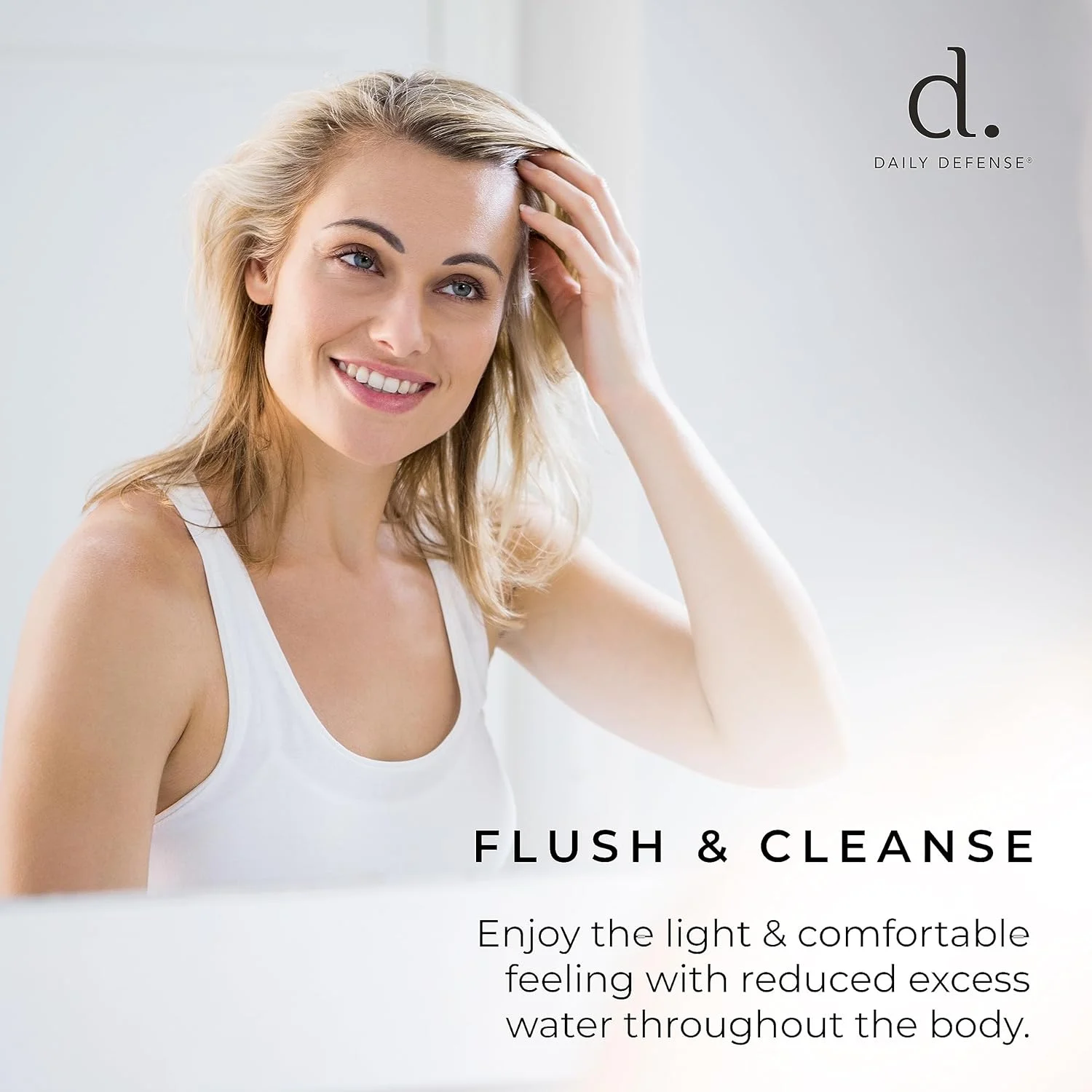 قرص های ادرار آور - قرص های کرن بری با چای سبز، قاصدک، سرکه سیب و موارد دیگر - قرص های دفع آب AQUOE برای نفخ و تناسب اندام - قرص های آب از Daily Defense، 60 کپسول