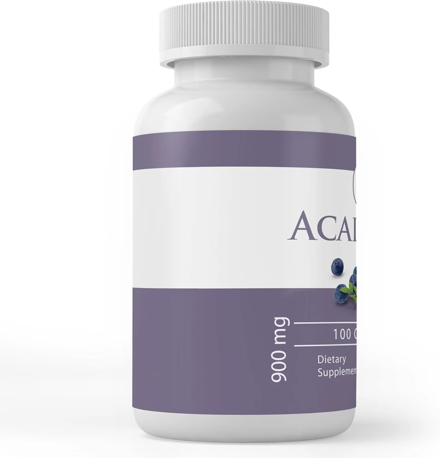 کپسول عصاره آکای بری خالص (100 کپسول) بدون منیزیم یا پرکننده های برنج، همیشه خالص، آزمایش شده در آزمایشگاه