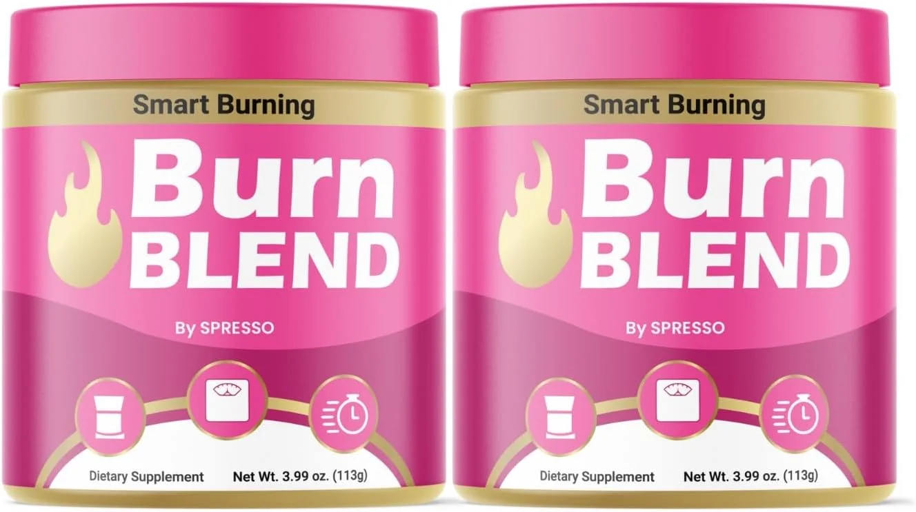 (2 بسته) پودر مخلوط سوزاننده، فرمول برتر مخلوط سوزاننده با مواد طبیعی، کمک به حفظ تعادل روزانه، سبک زندگی فعال و فرم سالم، مکمل حداکثر قدرت مناسب (7.98 اونس / 226 گرم)