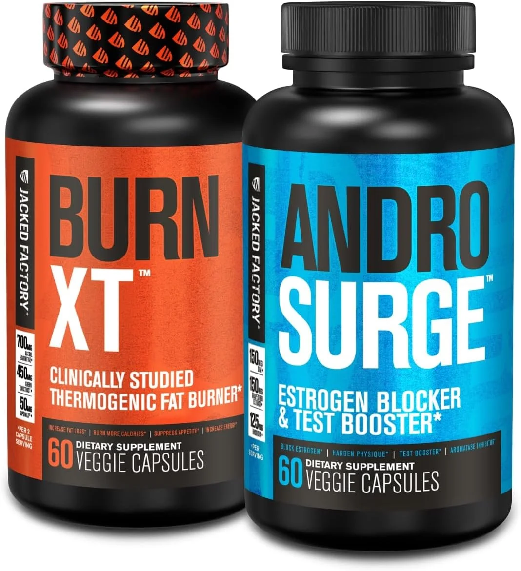 چربی سوز ترموژنیک Burn-XT Jacked Factory - سرکوب کننده اشتها برای کاهش وزن و تقویت کننده تستوسترون