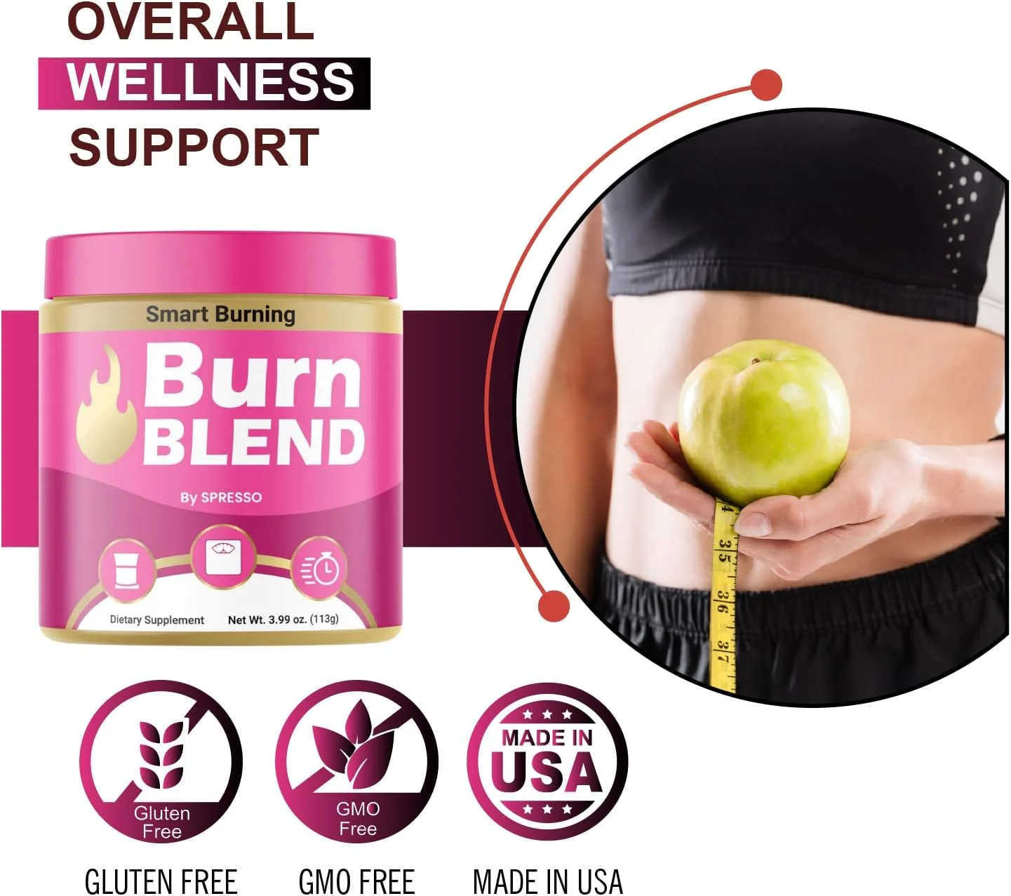 (2 بسته) پودر مخلوط سوزاننده، فرمول برتر مخلوط سوزاننده با مواد طبیعی، کمک به حفظ تعادل روزانه، سبک زندگی فعال و فرم سالم، مکمل حداکثر قدرت مناسب (7.98 اونس / 226 گرم)