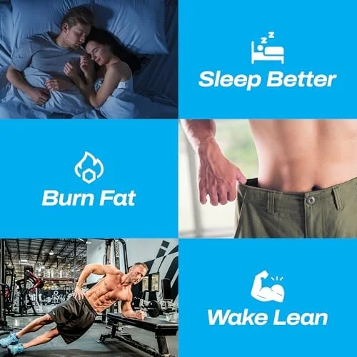 چربی سوز نایت برن BPI Sports برای بانوان و آقایان - پشتیبانی از خواب و چربی سوزی در زمان استراحت - افزایش متابولیسم و آرامش شبانه - مناسب برای رژیم کتو، کاهش وزن - 30 سروینگ - 640 میلی گرم، کپسول