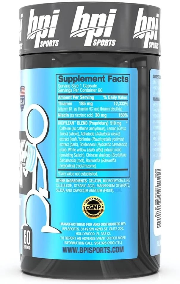 بی پی آی اسپورتس - مکمل سوزاننده چربی و کاهش وزن روکسی لین اکستریم، 60 عدد (بسته بندی ممکن است متفاوت باشد)