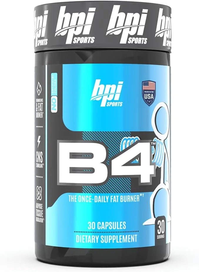 مجموعه کپسول های چربی سوز شبانه Nite Burn و چربی سوز فوق العاده قوی B4 از BPI Sports - 60 سروینگ