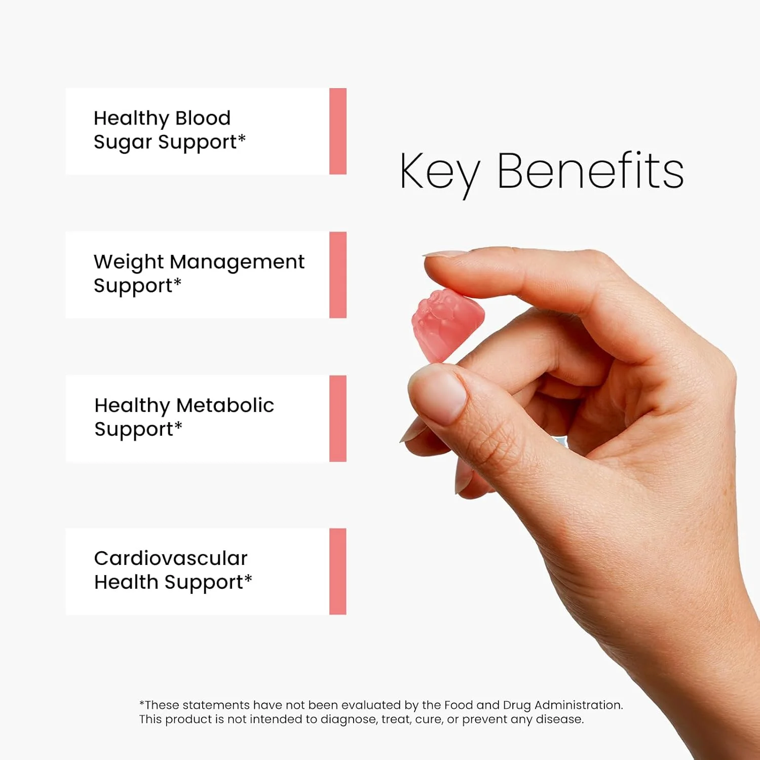 مکمل پاستیلی بربرین اچ سی ال 2000 میلی گرم، بربرین با قدرت بالا به همراه دارچین سیلان، کروم و خربزه تلخ برای زنان و مردان، پشتیبانی از متابولیسم، AMPK، بدون شکر، وگان، 120 عدد، تامین 60 روزه