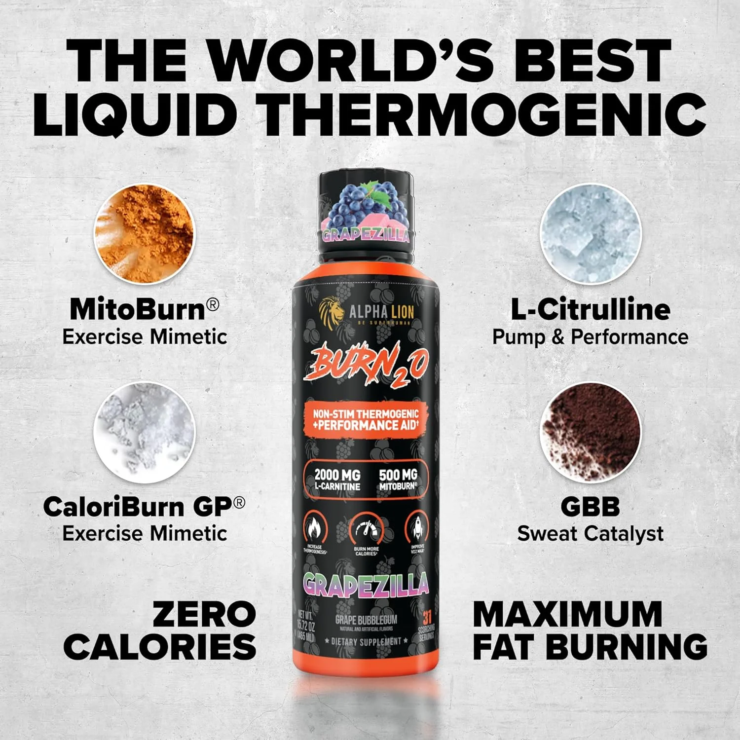 مجموعه کاهش چربی упорство ALPHA LION – مکمل پیش از تمرین Superhuman Burn + ال-کارنیتین مایع Burn2O 2000 میلی گرم (ShredBerry) – مجموعه ترموژنیک چربی سوز 2 در 1 برای آقایان و بانوان