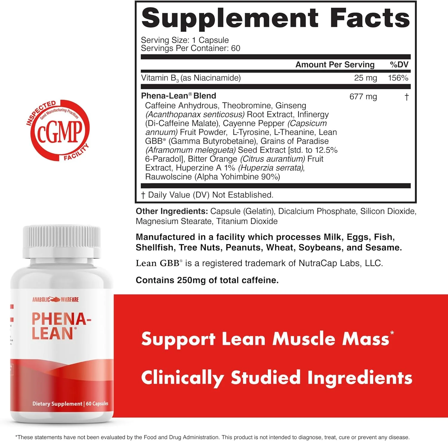 مجموعه بدن خوش فرم Anabolic Warfare: فرمول چربی سوز Phena-Lean + متابولیسم و تعریف عضلات Project Cuts + استک تعادل آب و هورمون Project Shred