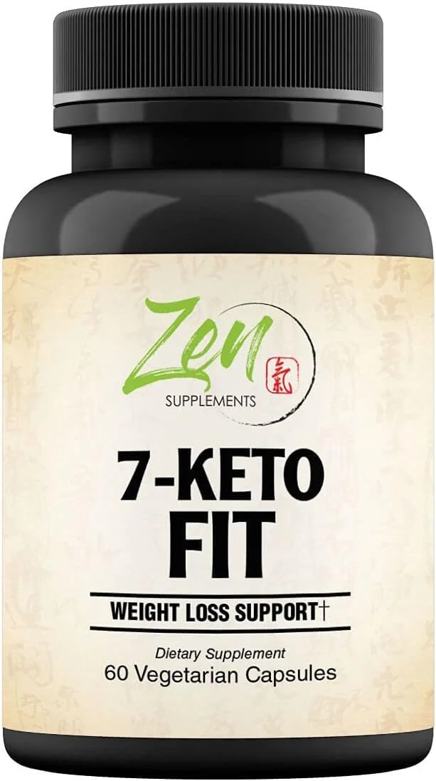 مکمل زن 7-Keto DHEA Fit با EGCG و کرومیوم پلی نیکوتینات 60 کپسول گیاهی - متابولیت DHEA برای پشتیبانی از ترموژنز و ترکیب بدنی سالم - پشتیبانی از BMI سالم و مدیریت وزن