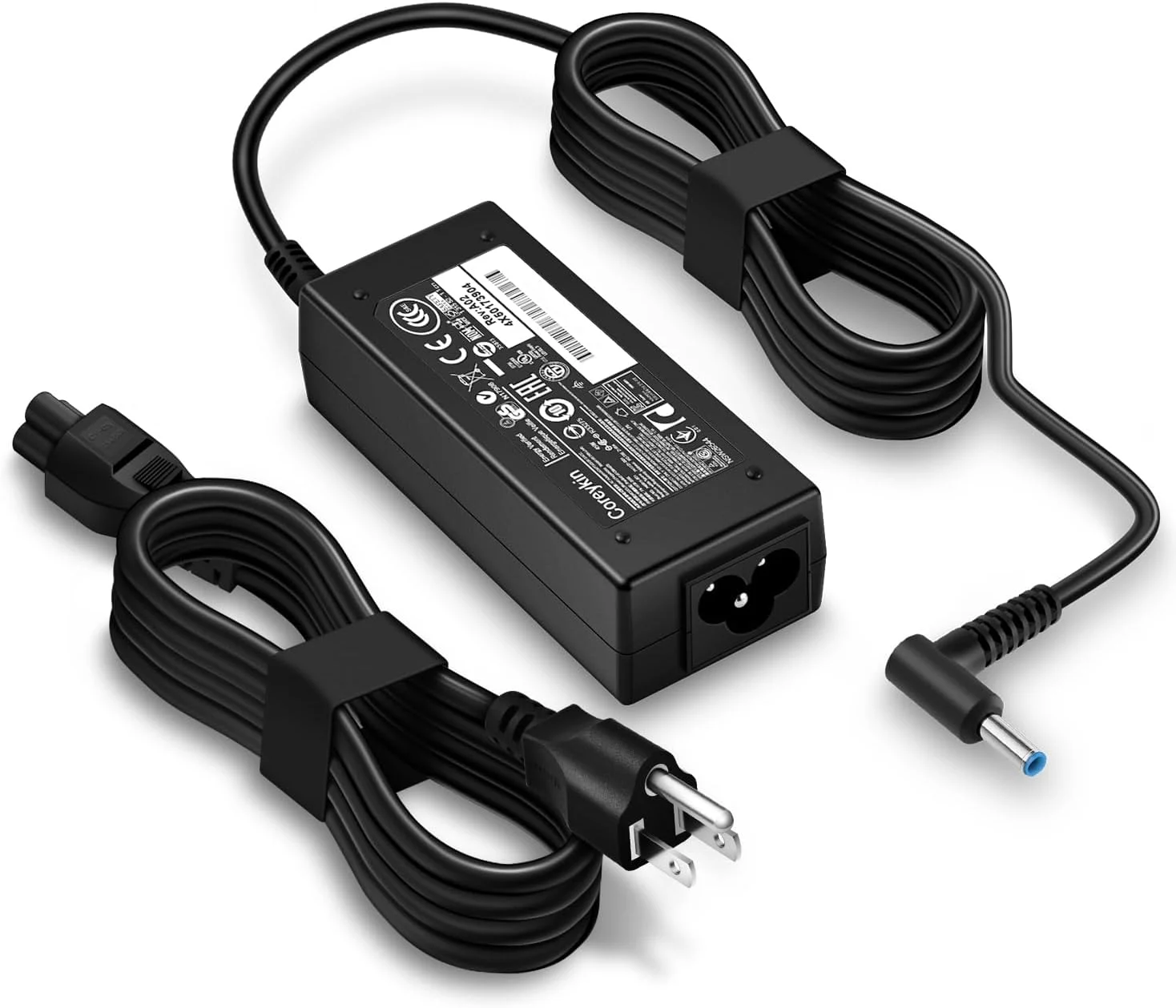 شارژر لپ تاپ اچ پی با نوک آبی هوشمند، سازگار با پاویلیون x360 11 13 15، الیت بوک Folio 1040 G1، استریم 13 11 14، انوی x2 و سایر آداپتورهای برق شارژر لپ تاپ اچ پی با نوک آبی هوشمند، سازگار با پاویلیون x360 11 13 15، الیت بوک Folio 1040 G1، استریم 13 11 14، انوی x2 و سایر آداپتورهای برق