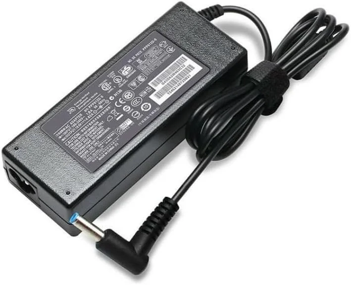 شارژر ۶۵ واتی اچ پی با پین آبی | آداپتور برق متناوب با کانکتور ۴.۵ میلیمتری و سیم برق | سازگار با HP Pavilion, EliteBook, ProBook, Envy, Spectre, Stream, Chromebook و غیره شارژر ۶۵ واتی اچ پی با پین آبی | آداپتور برق متناوب با کانکتور ۴.۵ میلیمتری و سیم برق | سازگار با HP Pavilion, EliteBook, ProBook, Envy, Spectre, Stream, Chromebook و غیره