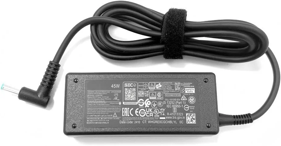 شارژر 19.5 ولت 45 وات 2.31 آمپر ZAHARA مدل 741727-001 برای سری HP Pavilion 15-dw، سری 15-F، سری 15-D، سری 15-G، مدل L25296-002 TPN-CA14