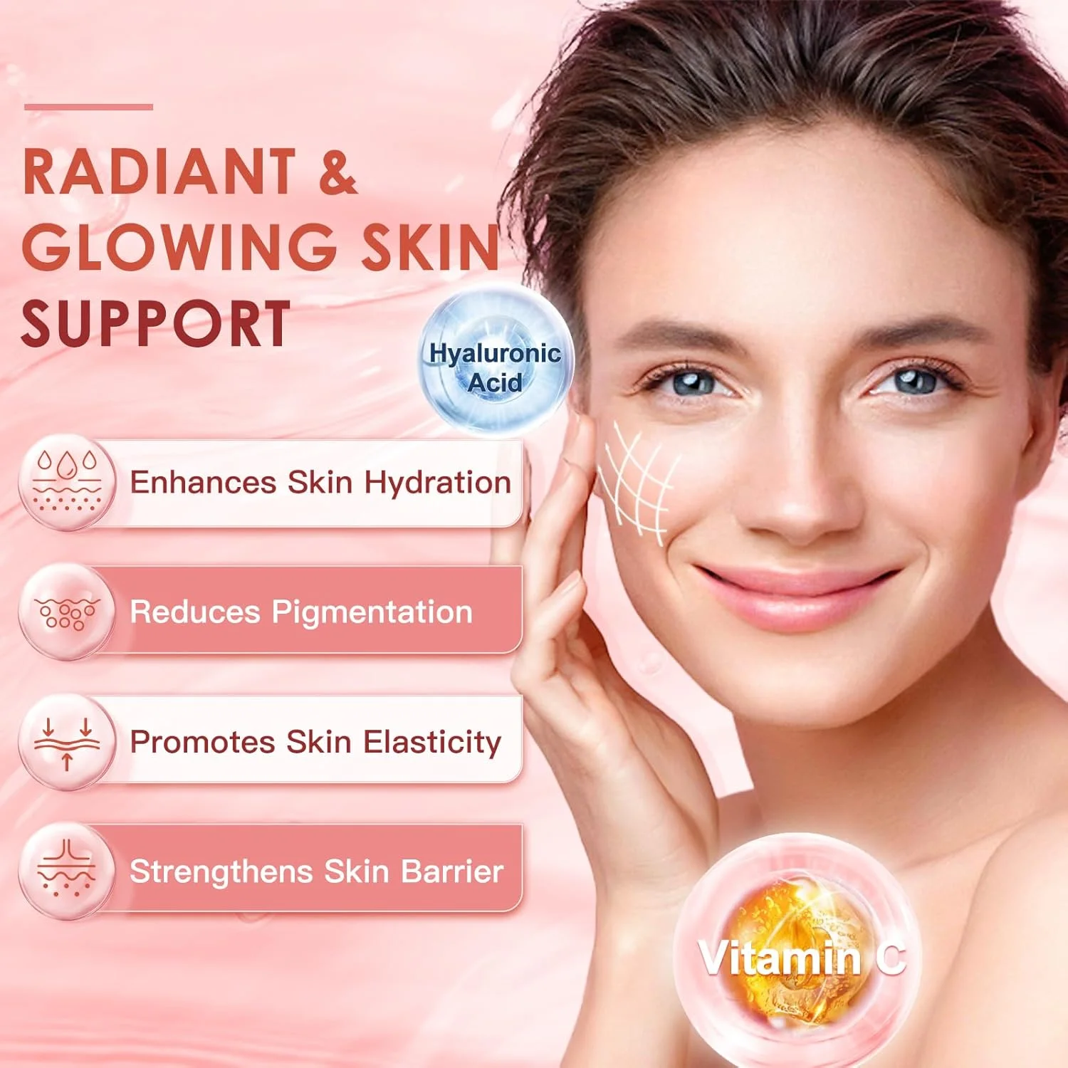 پودر پپتیدهای کلاژن زیبایی نیچر تارگت برای زنان، پودر کلاژن چندگانه با ویتامین C، بیوتین، اسید هیالورونیک - بدون طعم، مناسب برای کتو، حل آسان، غیر GMO، 50 سروینگ