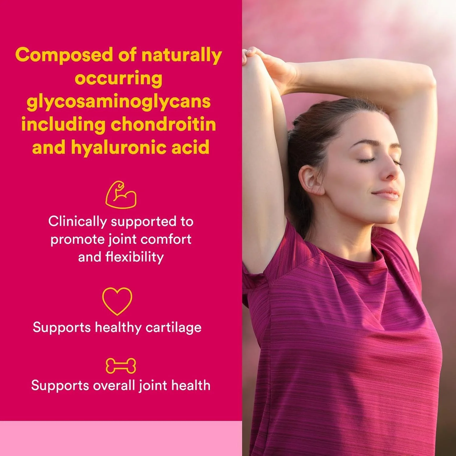 نچرال فاکتورز، غشای طبیعی پوسته تخم مرغ NEM، کمک به آسایش و انعطاف پذیری مفاصل، 60 کپسول