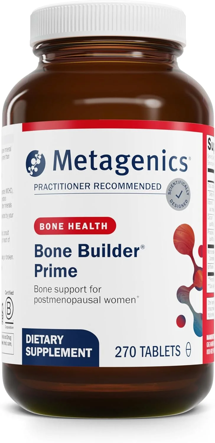 متاترونیکس Bone Builder Prime - کمپلکس کلسیم MCHC برای تراکم و استحکام استخوان* - حاوی کلسیم، فسفر، منیزیم و ویتامین D* - غیر تراریخته، بدون گلوتن - 270 قرص