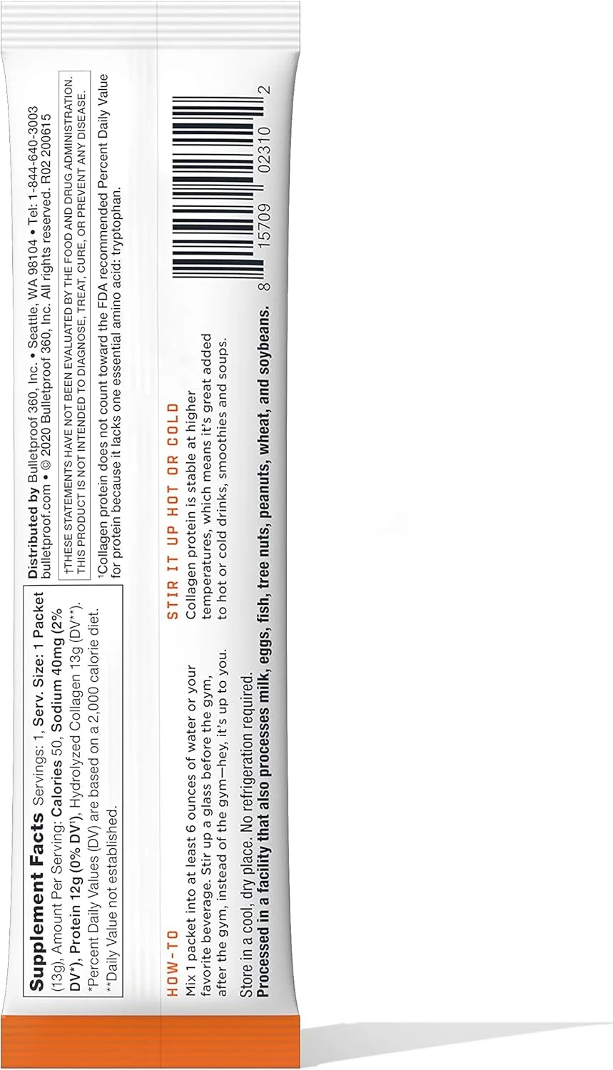 پودر پروتئین کلاژن بدون طعم، 12 گرم پروتئین، 1 بسته، پپتیدهای کلاژن تغذیه شده با علف و آمینو اسیدها برای پوست، استخوان ها و مفاصل سالم پودر پروتئین کلاژن بدون طعم، 12 گرم پروتئین، 1 بسته، پپتیدهای کلاژن تغذیه شده با علف و آمینو اسیدها برای پوست، استخوان ها و مفاصل سالم