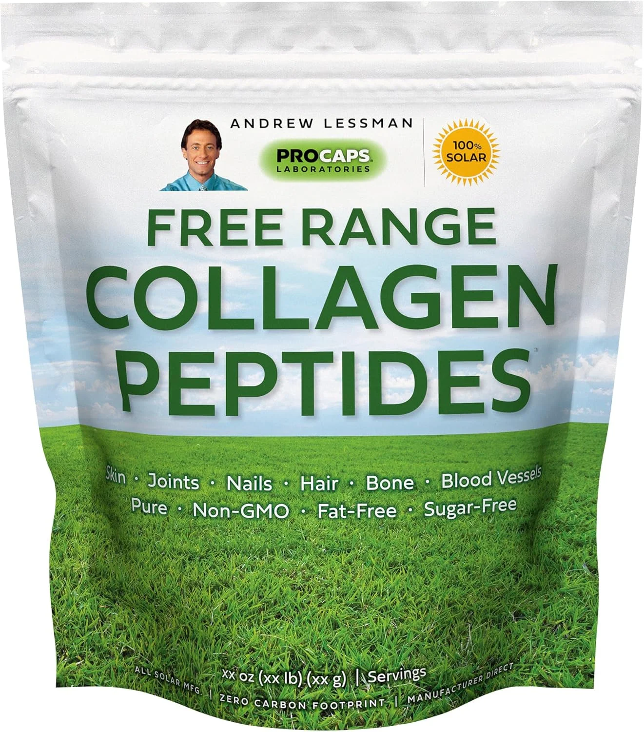 پودر پپتیدهای کلاژن چراگاهی اندرو لِسمن، 240 سروینگ - پشتیبانی از پوست نرم و لطیف و مفاصل راحت. خالص. فوق العاده محلول. بدون طعم. بدون شکر. بدون افزودنی. پودر پپتیدهای کلاژن چراگاهی اندرو لِسمن، 240 سروینگ - پشتیبانی از پوست نرم و لطیف و مفاصل راحت. خالص. فوق العاده محلول. بدون طعم. بدون شکر. بدون افزودنی.