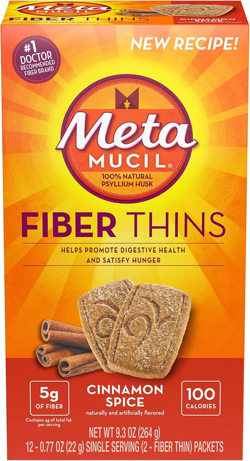 متاموسیل فیبر تینز، بسته 12 عددی، 2 کریسپ، 263 گرم (بسته اقتصادی 6 عددی)