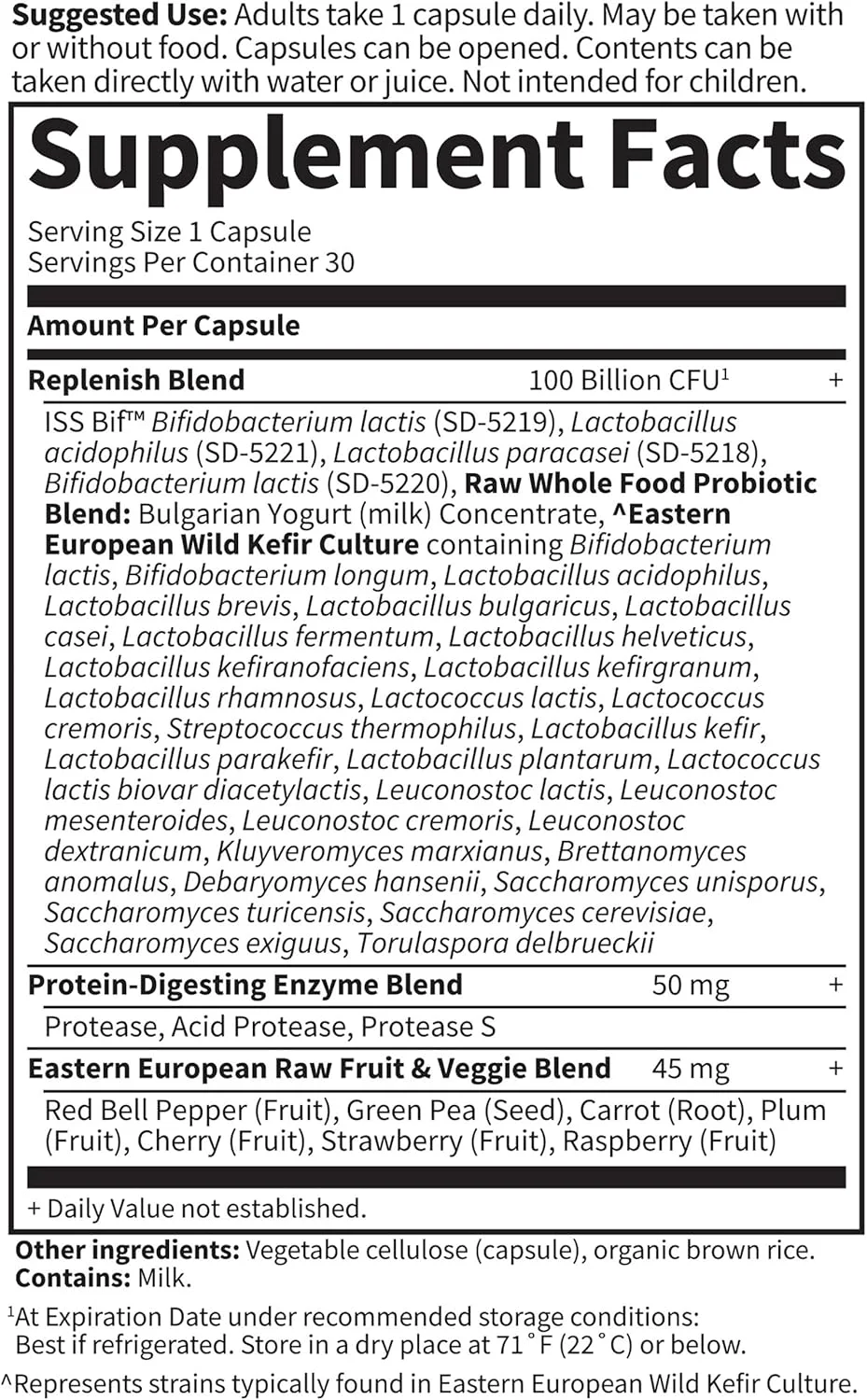 پروبیوتیک Garden of Life برای زنان و مردان - پروبیوتیک خام Ultimate Care با 100 میلیارد CFU، پروبیوتیک روزانه برای بزرگسالان با آنزیم های گوارشی، 30 کپسول پروبیوتیک Garden of Life برای زنان و مردان - پروبیوتیک خام Ultimate Care با 100 میلیارد CFU، پروبیوتیک روزانه برای بزرگسالان با آنزیم های گوارشی، 30 کپسول