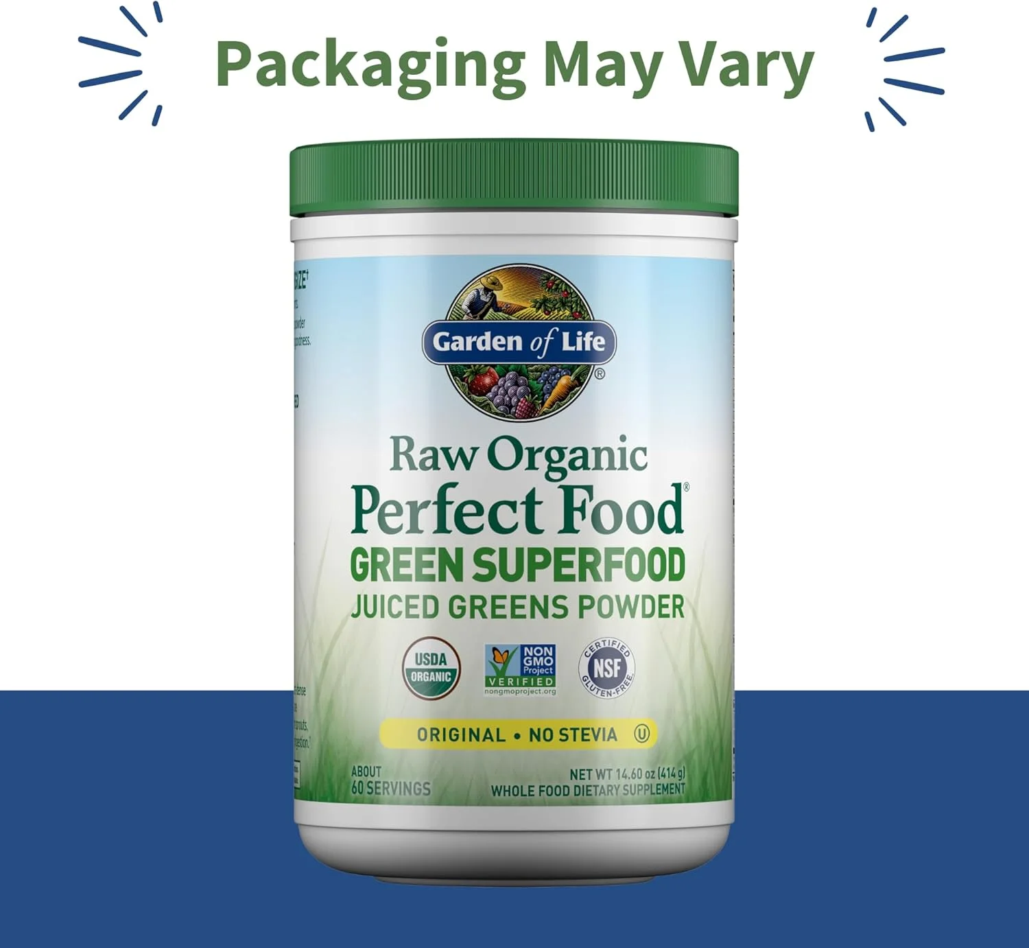 پودر اسموتی و مخلوط سبزیجات ارگانیک Garden of Life، حاوی پروبیوتیک ها و آنزیم های گوارشی برای سلامت دستگاه گوارش، تغذیه سوپرفودهای ارگانیک میوه و سبزیجات برای انرژی زنان و مردان، طعم اصلی، 60 سروینگ پودر اسموتی و مخلوط سبزیجات ارگانیک Garden of Life، حاوی پروبیوتیک ها و آنزیم های گوارشی برای سلامت دستگاه گوارش، تغذیه سوپرفودهای ارگانیک میوه و سبزیجات برای انرژی زنان و مردان، طعم اصلی، 60 سروینگ