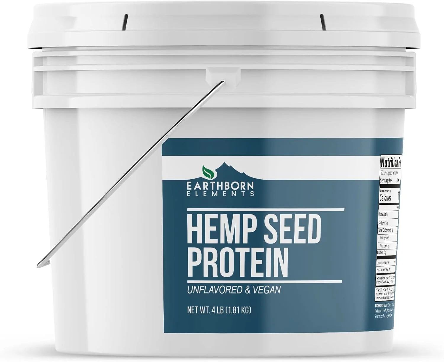 پروتئین دانه شاهدانه Earthborn Elements، سطل 1 گالنی، مناسب برای اسموتی و شیک، وگان پروتئین دانه شاهدانه Earthborn Elements، سطل 1 گالنی، مناسب برای اسموتی و شیک، وگان