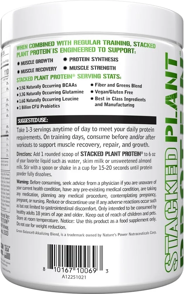 پودر پروتئین گیاهی ترکیبی Evlution Nutrition، وگان، غیر تراریخته، بدون گلوتن، حاوی پروبیوتیک، آمینو اسیدهای شاخه دار، فیبر، کمپلکس پروتئین گیاهی، 300 گرم (وانیل طبیعی) پودر پروتئین گیاهی ترکیبی Evlution Nutrition، وگان، غیر تراریخته، بدون گلوتن، حاوی پروبیوتیک، آمینو اسیدهای شاخه دار، فیبر، کمپلکس پروتئین گیاهی، 300 گرم (وانیل طبیعی)