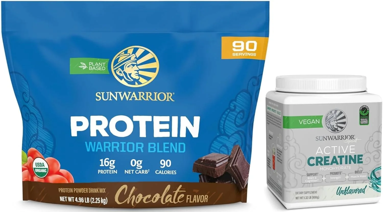 پودر کراتین و پودر پروتئین گیاهی ارگانیک شکلاتی | بسته ویژه و صرفه جویی | پروتئین ارگانیک وگان به همراه کراتین مونوهیدرات بدون طعم (120 سروینگ بدون طعم، 90 سروینگ شکلاتی) پودر کراتین و پودر پروتئین گیاهی ارگانیک شکلاتی | بسته ویژه و صرفه جویی | پروتئین ارگانیک وگان به همراه کراتین مونوهیدرات بدون طعم (120 سروینگ بدون طعم، 90 سروینگ شکلاتی)