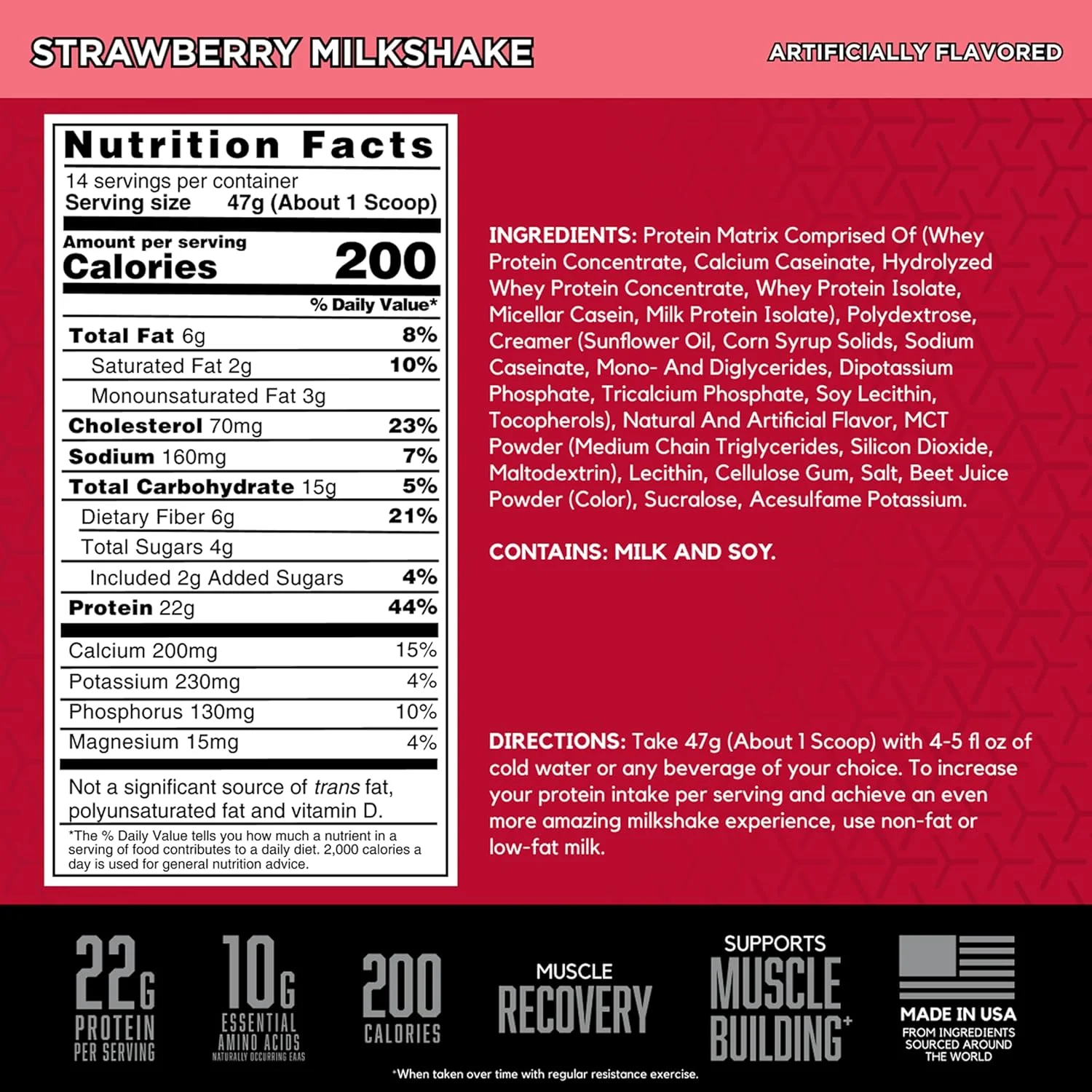 پودر پروتئین ممتاز BSN SYNTHA-6 با 6 گرم فیبر، پروتئین وی، کازئین میسلار، مخلوط پروتئین ایزوله شیر، 5 گرم چربی، میلک شیک توت فرنگی، 14 سروینگ (بسته بندی ممکن است متفاوت باشد) پودر پروتئین ممتاز BSN SYNTHA-6 با 6 گرم فیبر، پروتئین وی، کازئین میسلار، مخلوط پروتئین ایزوله شیر، 5 گرم چربی، میلک شیک توت فرنگی، 14 سروینگ (بسته بندی ممکن است متفاوت باشد)