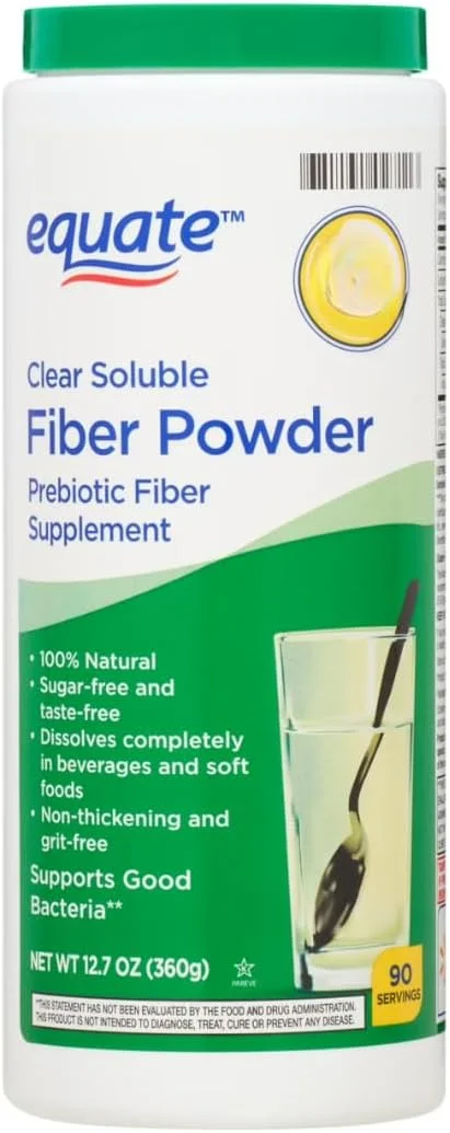 پودر فیبر محلول شفاف اکوئیت، مکمل پری‌بیوتیک، ۳۶۰ گرم، ۹۰ سروینگ + برچسب AGILIPET