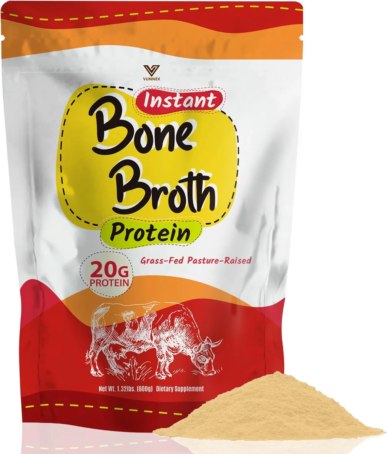 پودر پروتئین آب قلم بدون طعم برای سلامت روده و پشتیبانی از مفاصل، تغذیه شده با علف، پرورش یافته در مراتع، 20 گرم پروتئین گوشت گاو در هر وعده، کلاژن هیدرولیز شده فوری آب قلم، به راحتی مخلوط می شود، 600 گرم پودر پروتئین آب قلم بدون طعم برای سلامت روده و پشتیبانی از مفاصل، تغذیه شده با علف، پرورش یافته در مراتع، 20 گرم پروتئین گوشت گاو در هر وعده، کلاژن هیدرولیز شده فوری آب قلم، به راحتی مخلوط می شود، 600 گرم